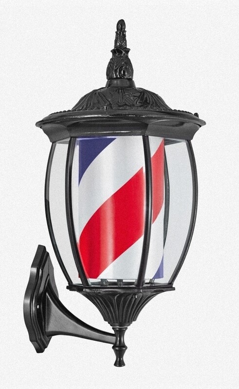 BARBER POLE FAROL VINTAGE 58 CM 