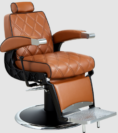 SILLON BARBERIA MARRON BOMBA 300 KG