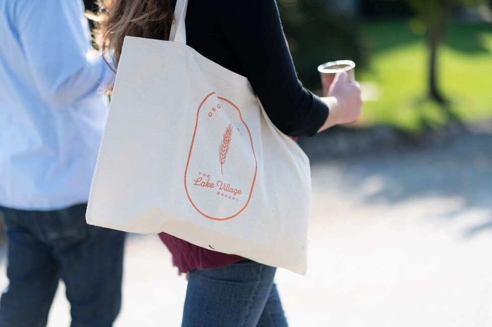 The LVB Tote Bag-Classic Orange Logo The LVB Tote Bag-Classic Orange Logo