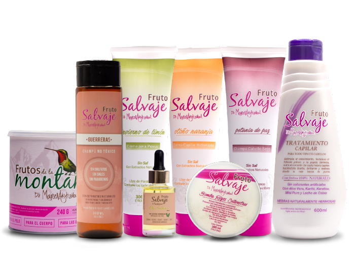 Fruto Salvaje - Cuidado natural del Cabello y la Piel. Envío Nacional. Arma tu kit súper fácil seleccionando cada producto que desees