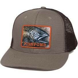 Fishpond Slab Trucker Hat - Sandstone/Brown