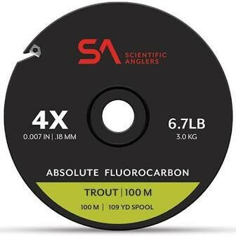 Scientific Angler Absolute Fluorocarbon Trout 100M
