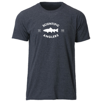 Scientific Anglers Heather Navy T-Shirt