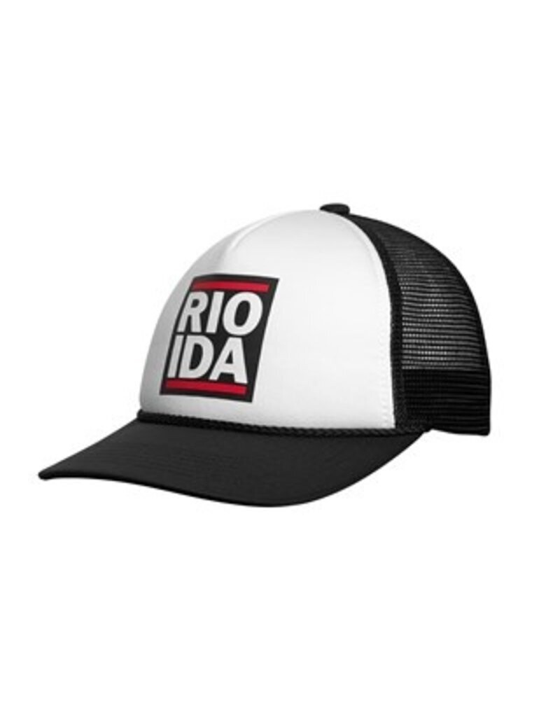 Rio IDA Mesh Back Foam Trucker - Black and White