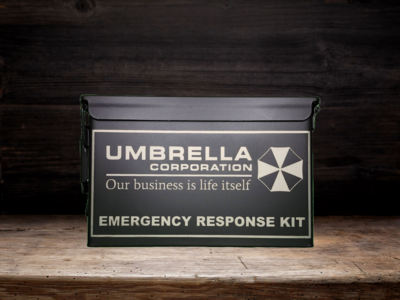 Umbrella Corporation Inspired ammo Can Storage