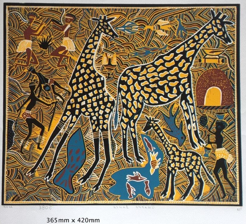Kuru Art - Giraffe Dance