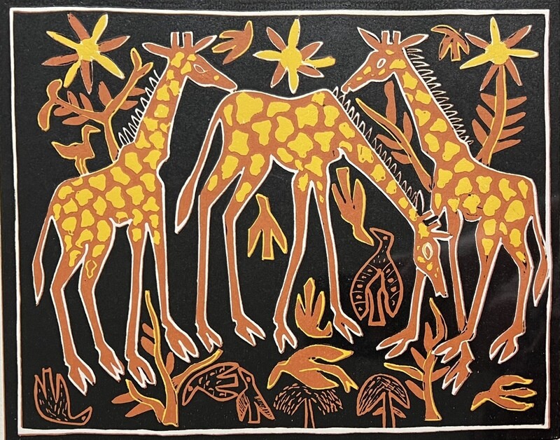 Kuru Art - Giraffes