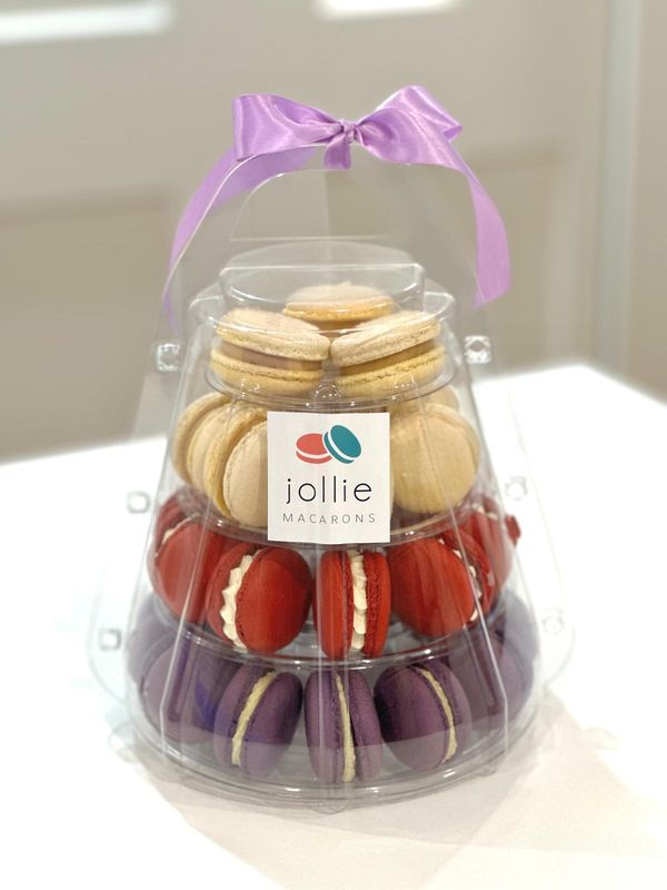 Build-Your-Own Macaron Tower - 4 levels