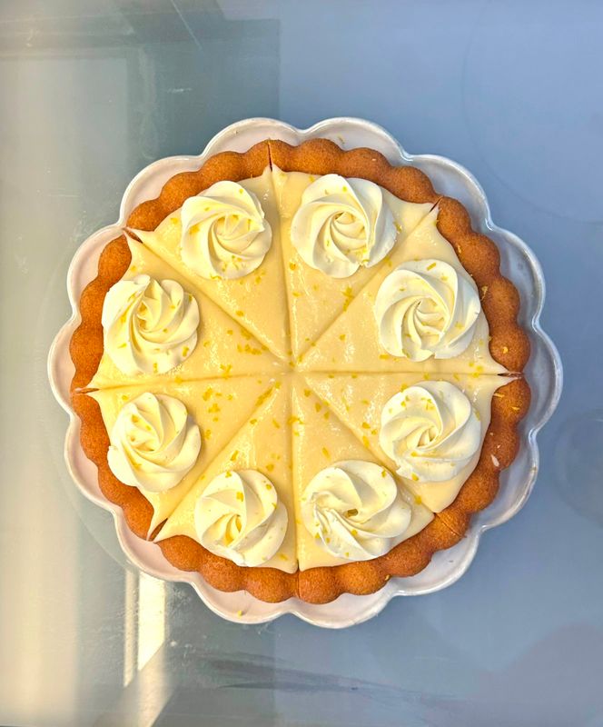 Lemon Curd Cake — Gluten Free