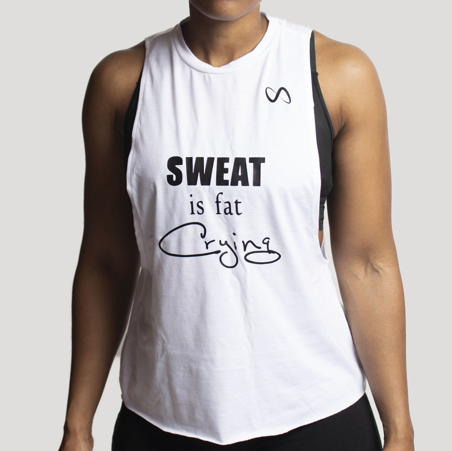 Solid Drop Armhole Tank Top Sweat is Fat crying