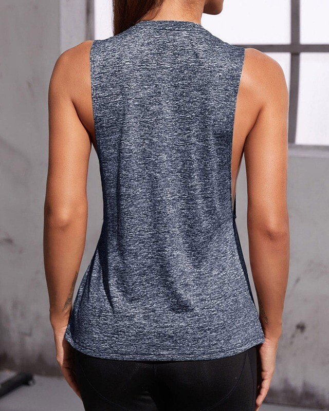 Drop Armhole Sports Tank Top