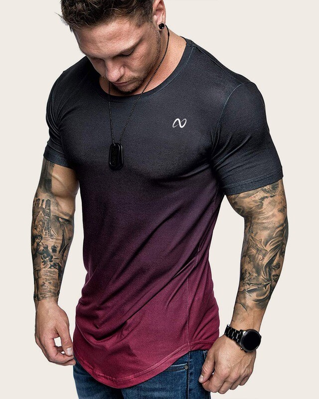 Guys Ombre Short Sleeve Tee