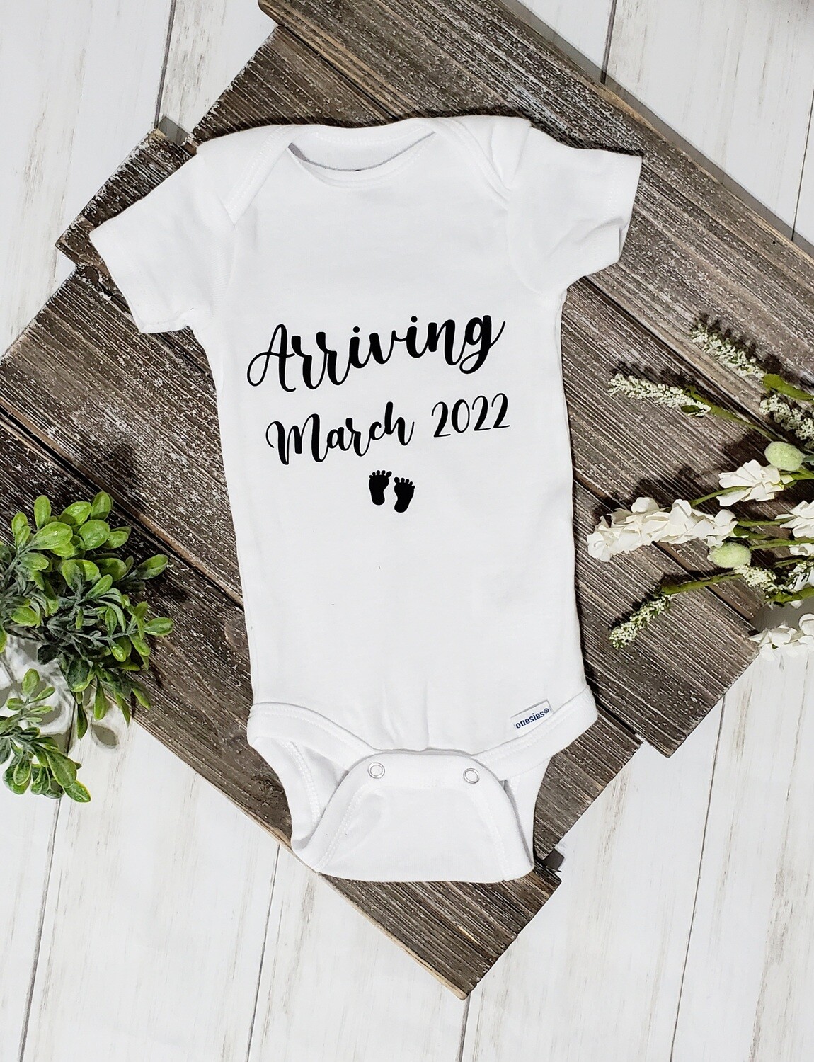 Personalized Pregnancy Announcement Onesies