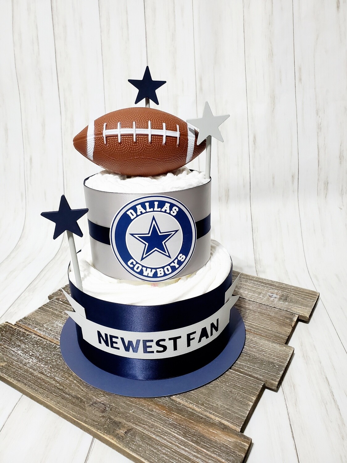 Newest Sports Fan Diaper Cake