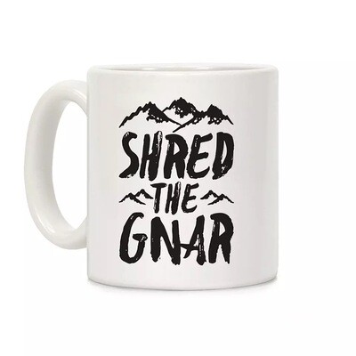 Shred the gnar mug