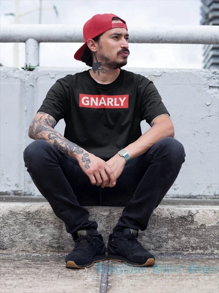 Gnarly Red Box Logo T-Shirt