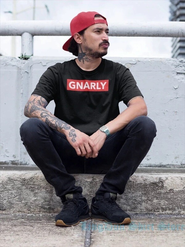 Gnarly Red Box Logo T-Shirt