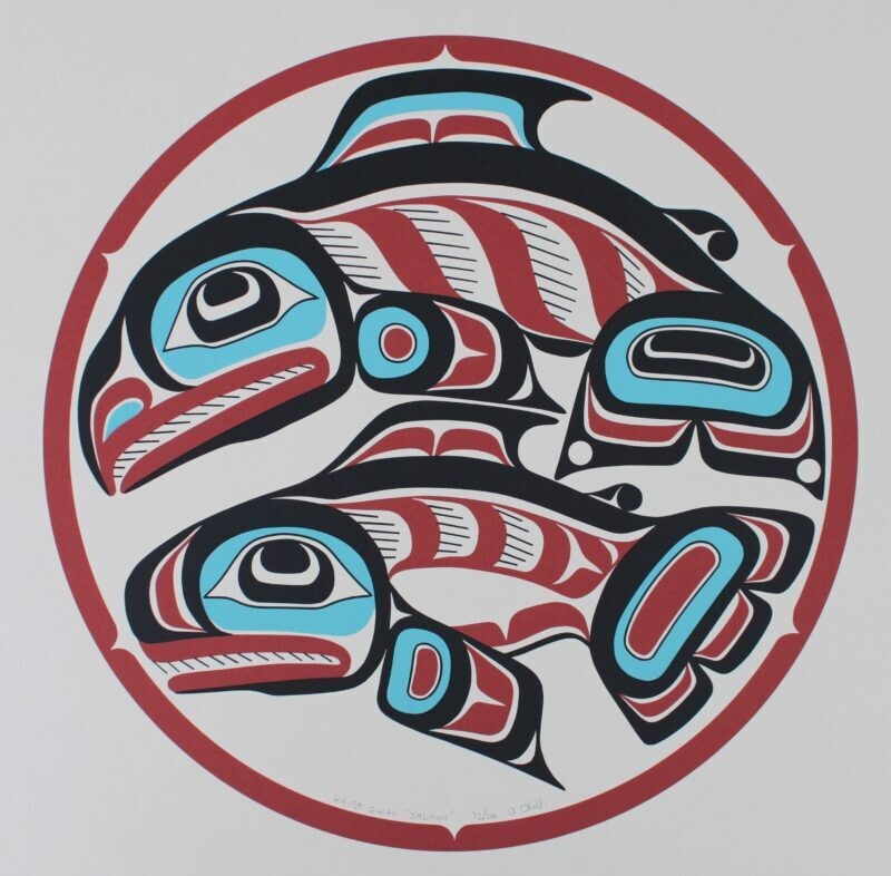 Haida Gwaii Salmon by Alvin Child