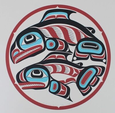 Haida Gwaii Salmon by Alvin Child