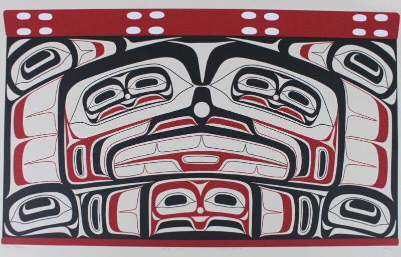 Haida Chest Human Design serigraph by Alvin Child