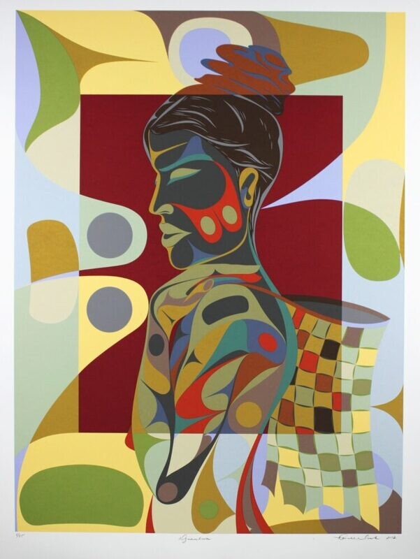 Dzunukwa serigraph print by Rande Cook