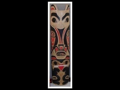 Raven & Bear Totem by John Bellis, Haida