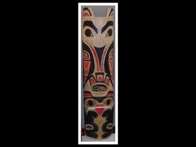 Raven &amp; Bear Totem by John Bellis, Haida