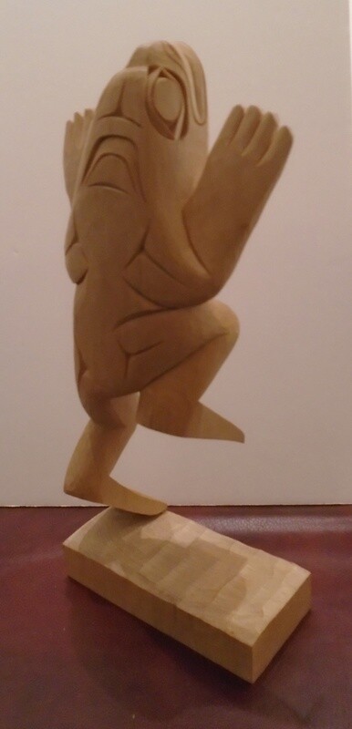Dancing Frog by Doug Horne, Coast Salish