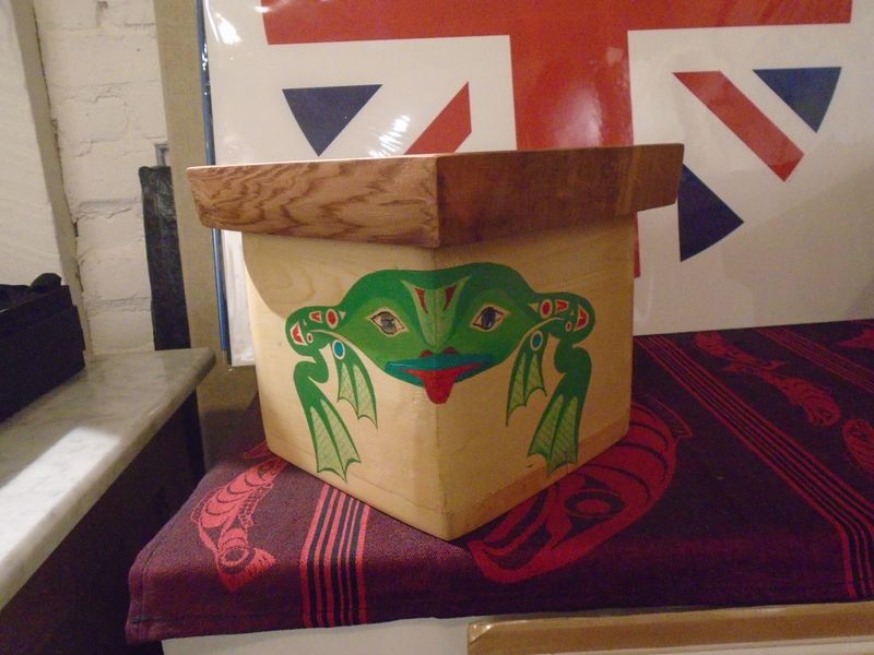 Frog bentwood Box by John Bellis Frog bentwood Box by John Bellis