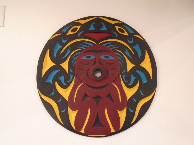 Spindal Whorl by Roger Charlie, Coast Salish Spindal Whorl by Roger Charlie, Coast Salish