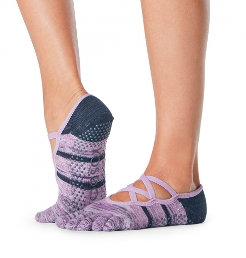 ToeSox Full Toe Elle Grip Socks In Wondrous ToeSox Full Toe Elle Grip Socks In Wondrous
