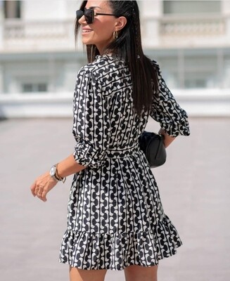 Dress Black and white