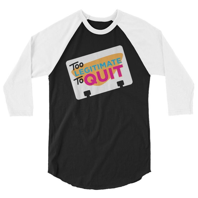 3/4 sleeve raglan shirt