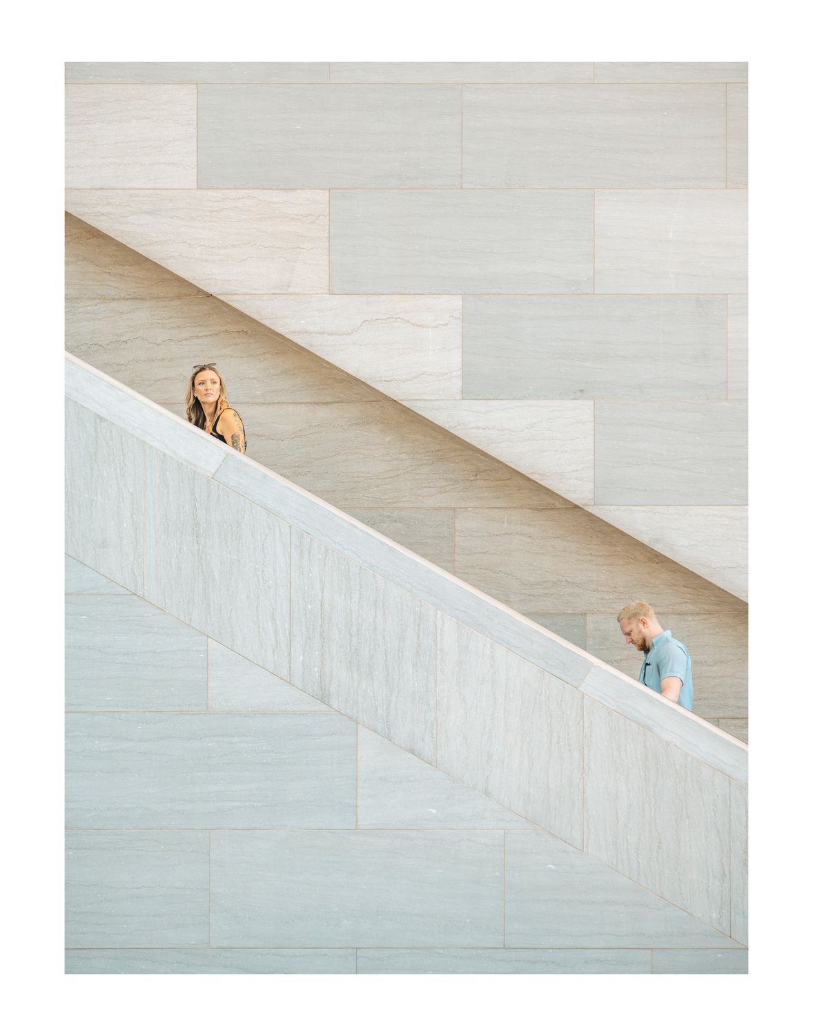 People watching National Gallery of Art