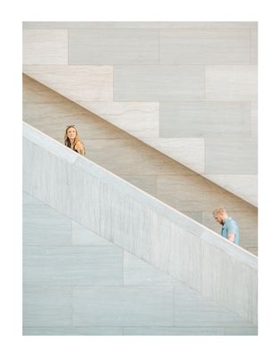 People watching National Gallery of Art
