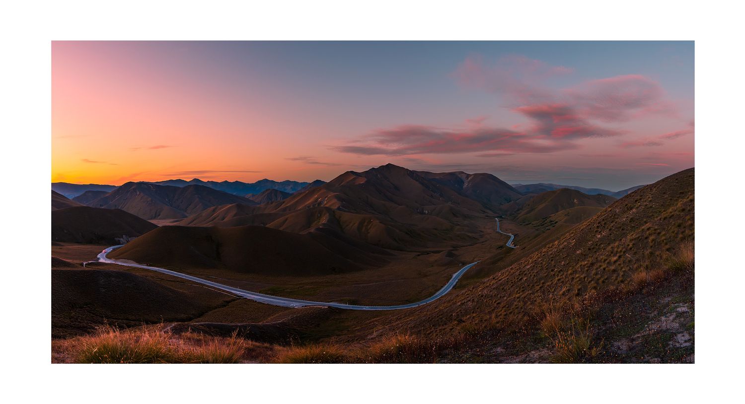Lindis Pass Evening