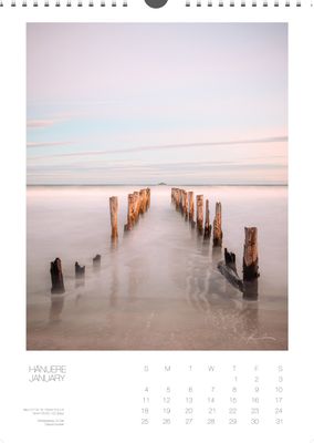 2026 Te Waipounamu NZ Calendar