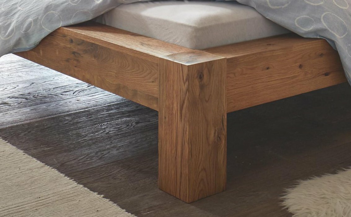 Lit Oak-Wild BORMIO, pieds COBO-20, tête Balco