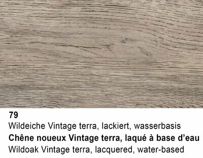 (79) WildEiche Vintage Terra,lackiert wasserbasis