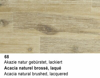 (68) Acacia Naturel, brossé, laqué