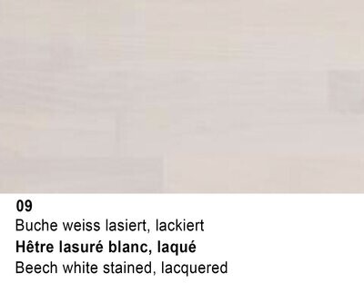 (09) Hêtre Blanc-Lasuré, laqué