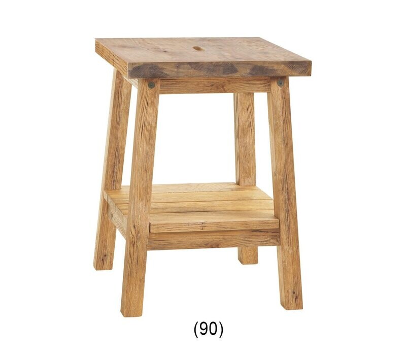 LUDO Chevet -Tabouret Oak-Wild