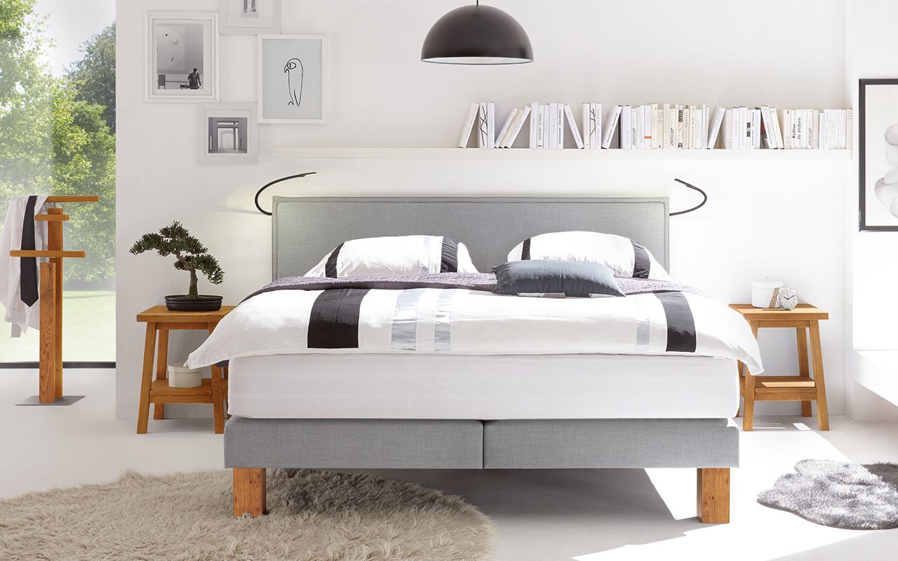 Bett MODERN BOXSPRING 180x200 cm d'expo
