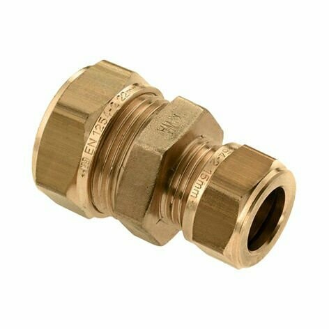 BONFIX Koppeling. Knelfitting, water 15 x 12mm. BONFIX Koppeling. Knelfitting, water 15 x 12mm.