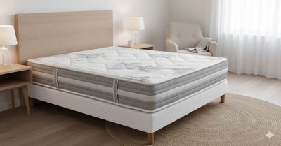 MATELAS NUAGE 140/190 - 32CM - RESSORTS MATELAS NUAGE 140/190 - 32CM - RESSORTS