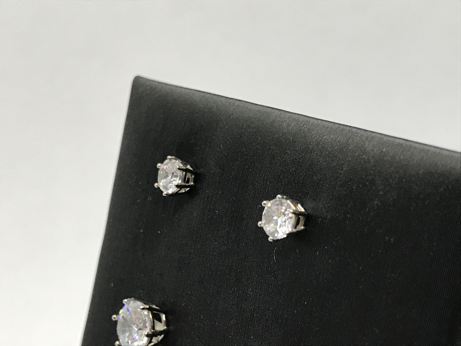 Orecchini Punto Luce Argento 925 Rodiato e Zirconi