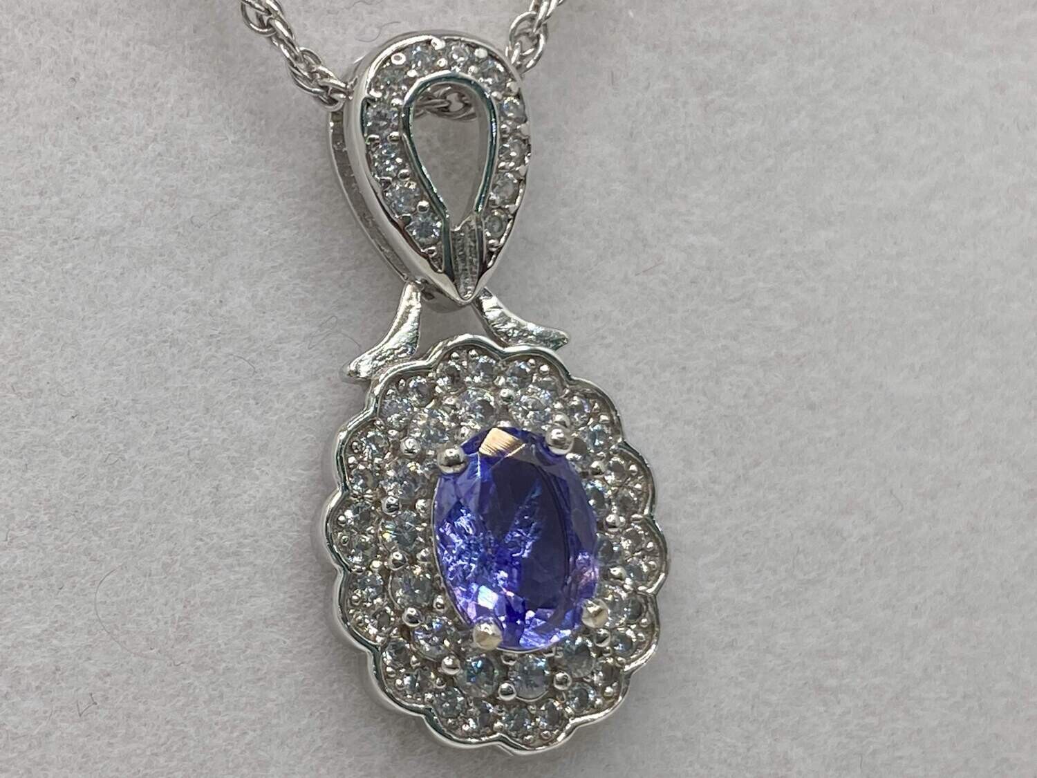 Collana Tanzanite Naturale - Argento 925