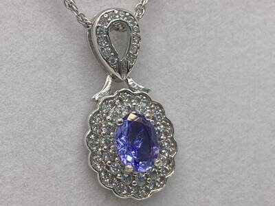 Collana Tanzanite Naturale - Argento 925