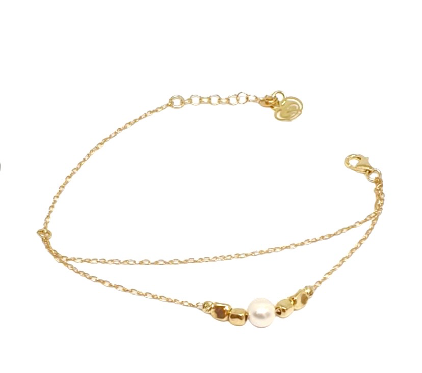 Baciamano Bracciale Collezione Perla Rock - Gioielli Caramella