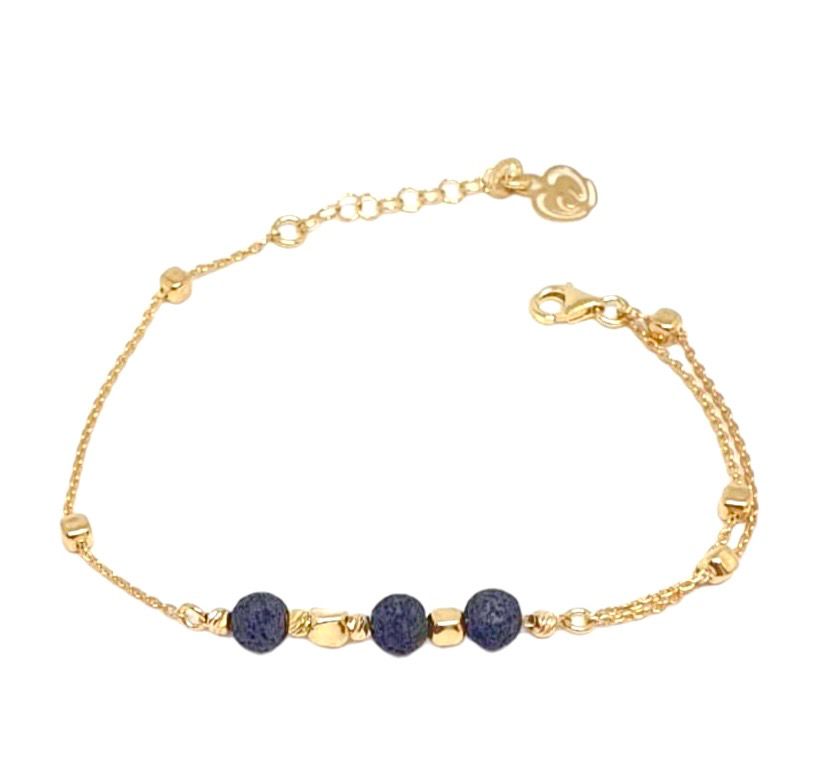 Bracciale Asimmetrico Collezione Rock Lavica - Gioielli Caramella